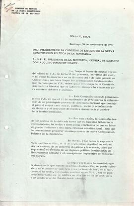 [Presenta orientaciones para la Comisión de Estudio de la Nueva Constitución Política]
