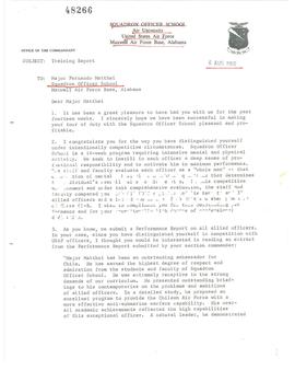 [Informe de entrenamiento elaborado por el Squadron Officer School, Air University, headquartered...