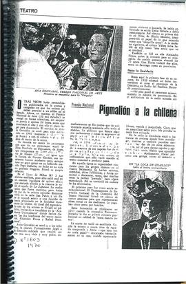 Premio Nacional Pigmalión A La Chilena