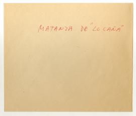 Copia en microfilm de retrato de "La Matanza de Lo Cañas" [1891] de Enrique Lynch del S...