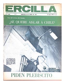 Revista Ercilla. Año XXXII, N° 1650
