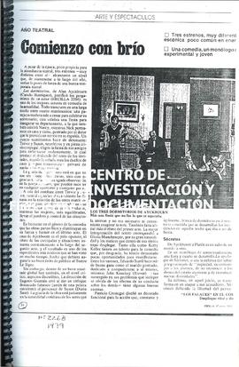Año Teatral Comienzo Con Bríos