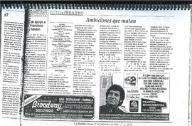 Ambiciones Que Matan