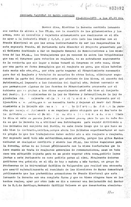 [Allanamiento y reajuste remuneraciones Fuerzas Armadas]