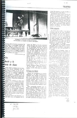 Brecht Y La Lucha De Clases