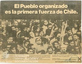 El Pueblo organizado es la primera fuerza de Chile