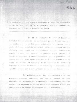 [Analiza la evolución del sistema financiero chileno]