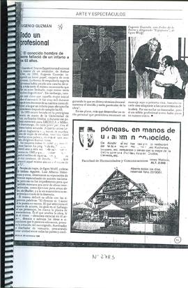 Eugenio Guzmán Todo Un Profesional