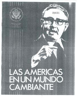 Texto "Las américas en un mundo cambiante" Declaraciones sobre la América Latina hechas...