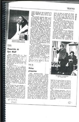 Reaparición De Egon Wolff
