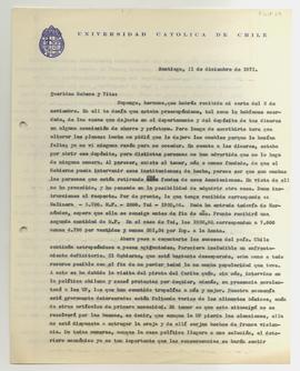 Carta mecanografiada de Gonzalo Izquierdo a Rebeca y Tito [desconocidos] con motivo de entregar u...