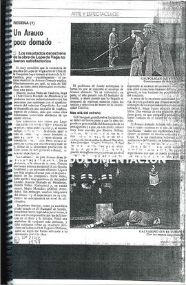 Un Arauco Poco Domado