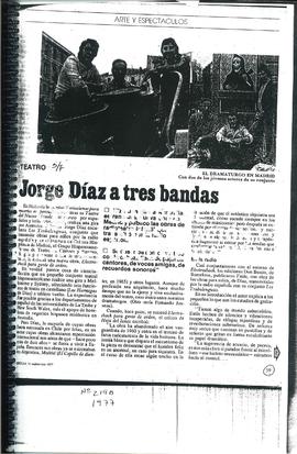 Jorge Díaz A Tres Bandas