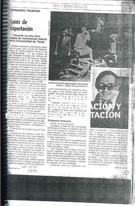 Bernardo Trumper Luces De Exportación