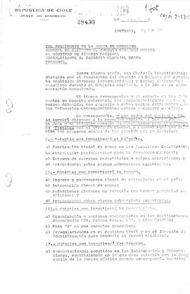 [Ordena designar Fiscales para investigar hechos ilícitos durante la Unidad Popular]