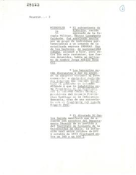 [Aconteceres previos al 11 de septiembre de 1973 N°6]