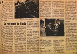 La ratificación de Allende