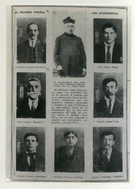 Fotografía de artículo "El proceso contra los anarquistas" [autor desconocido]