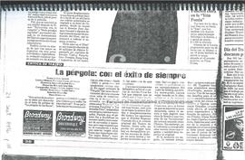 La Pérgola: Con El Éxito De Siempre