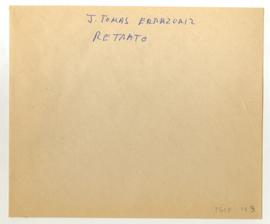 Copia en microfilm de "Retrato" de José Tomás Errázuriz