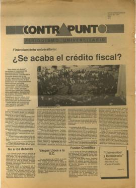 Contrapunto, junio de 1987, núm., 1