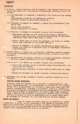 [Medidas de seguridad personales y operacionales de organización clandestina]