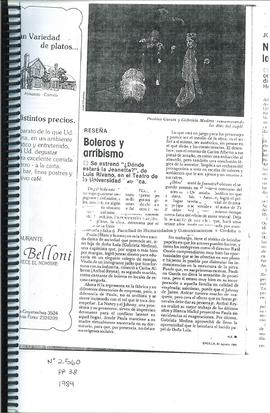 Boleros Y Arribismo