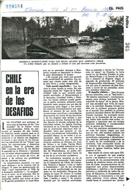 Chile en la era de los desafíos