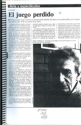El Juego Perdido