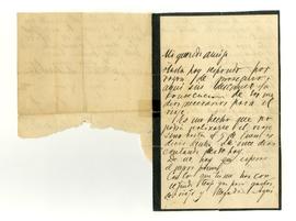 Carta manuscrita y firmada [desconocido] a Juan Guzmán Cruchaga con motivo de una conversación banal