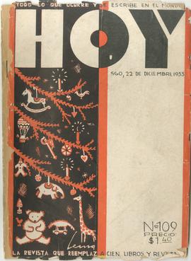 Hoy Magazine, 22 de diciembre de 1933, núm., 109, año III
