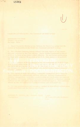 [Carta de graduación Fernando Matthei]
