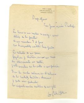 Poema "Despilfarro" de Luis Carlos López dedicado a Juan Guzmán Cruchaga