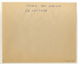 Copia en microfilm de "La lectura" de Cosme San Martín
