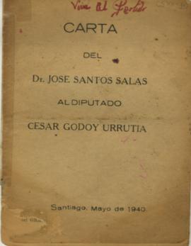Correspondencia mecanografiada con inscripciones manuscritas, con emisor José Santos Salas dirigi...