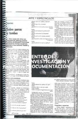 Sobre Parras Y Tumbas