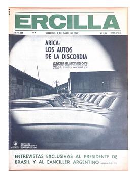 Revista Ercilla. Año XXXII, N° 1665