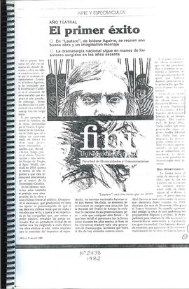 Año Teatral El Primer Éxito