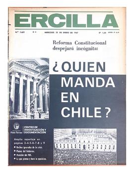 Revista Ercilla. Año XXXII, N° 1651