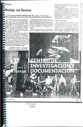 Montaje Con Barreras