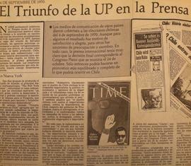 El triunfo de la UP en la prensa