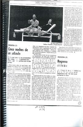 Cinco Noches De Un Sábado