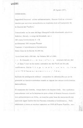 [Informa Plan de Seguridad Nacional para evitar enfrentamiento y Guerra Civil]